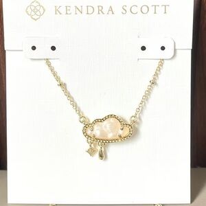 Kendra Scott Celeste Cloud Gold Short Pendant Necklace